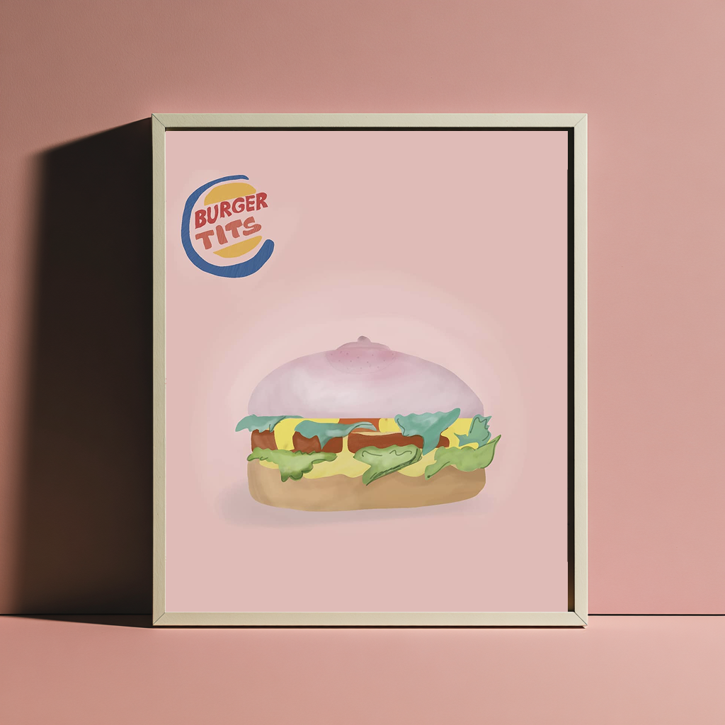 Burger Tit poster